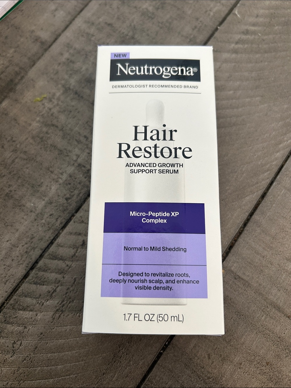 Neutrogena Hair Restore Advanced Growth Support Serum - White & Purple